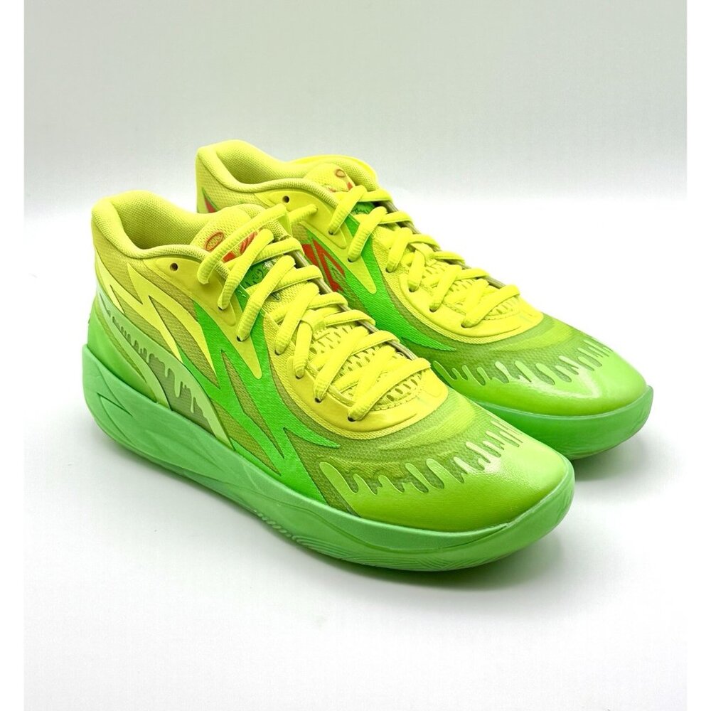PUMA MELO Men's MB.02 Nickelodeon Slime Basketball Shoes Size 10.5 VGC